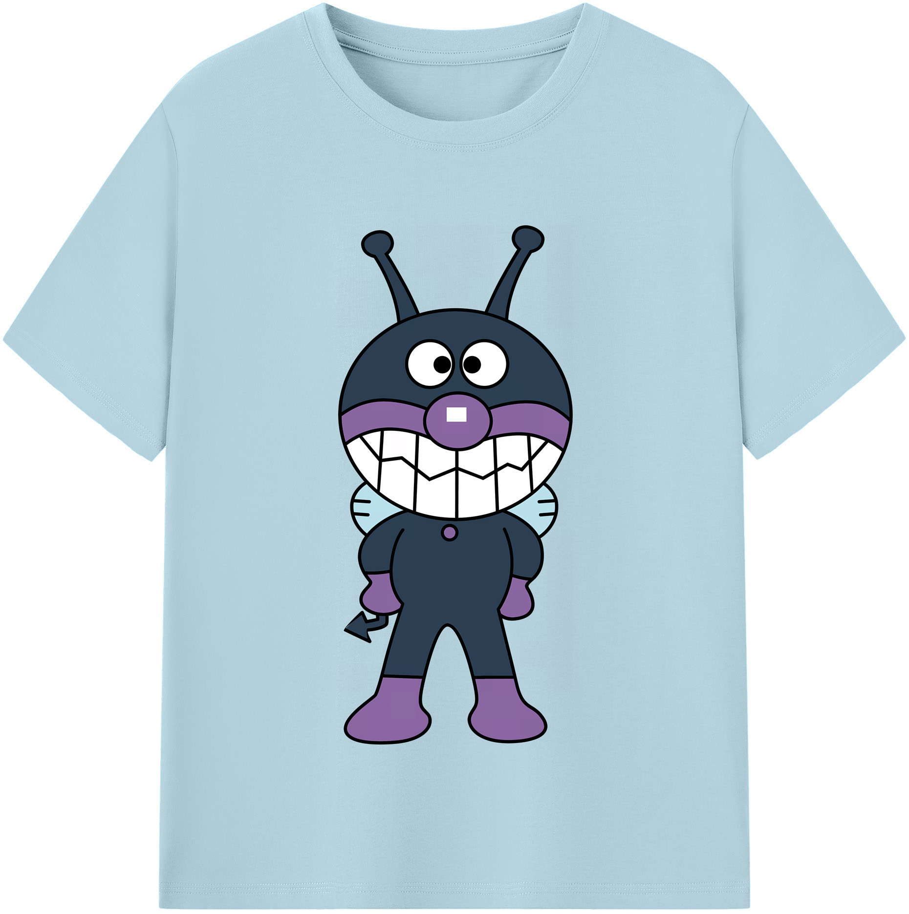（画像用） アンパンマン Anpanman 綿100％半袖Tシャツ（フロントプリント）